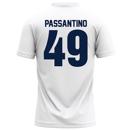 Monmouth - NCAA Football : Frankie Passantino - White Football Jersey