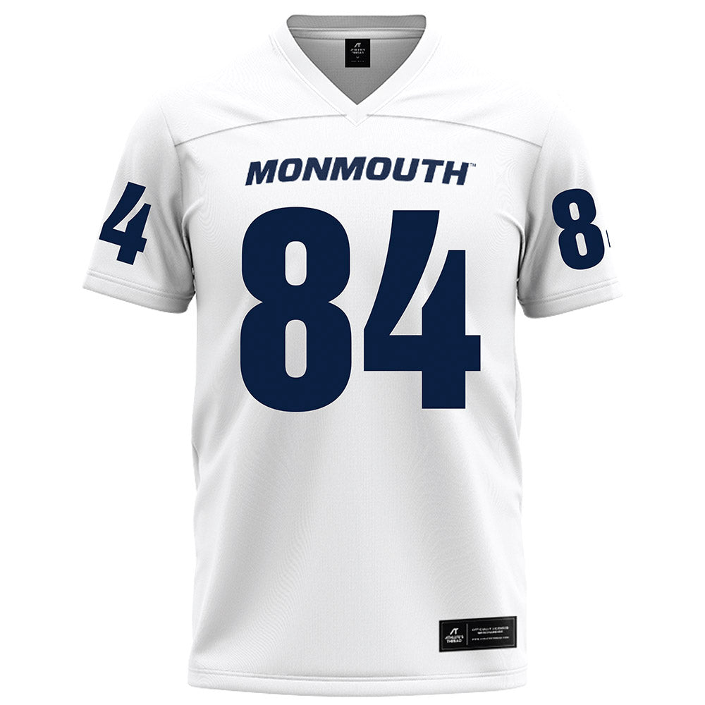 Monmouth - NCAA Football : Shane Garrett - White Football Jersey