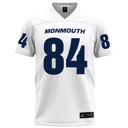 Monmouth - NCAA Football : Shane Garrett - White Football Jersey