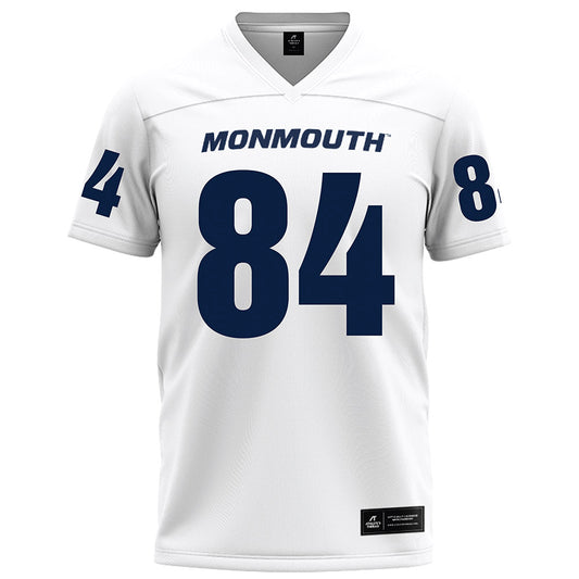Monmouth - NCAA Football : Shane Garrett - White Football Jersey