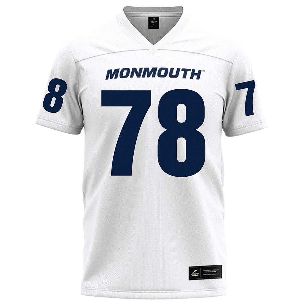 Monmouth - NCAA Football : Will Argo - White Football Jersey