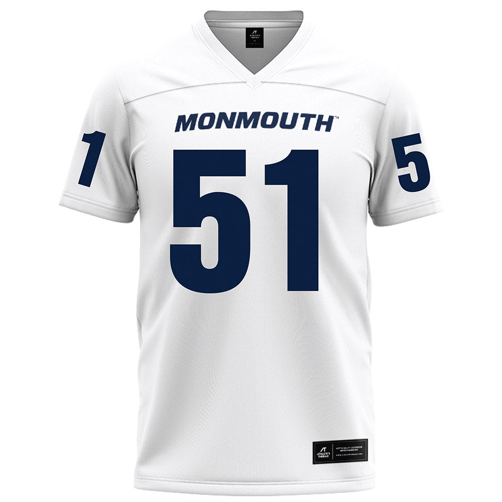Monmouth - NCAA Football : Chris Ulmer - White Football Jersey-0