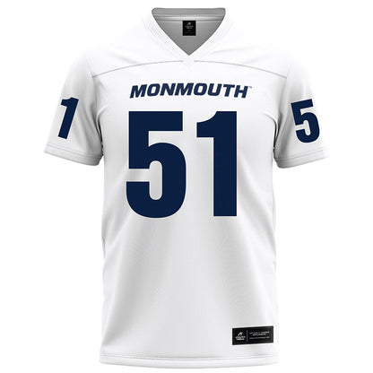 Monmouth - NCAA Football : Chris Ulmer - White Football Jersey-0