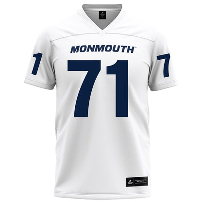 Monmouth - NCAA Football : Kyrik Mason - White Football Jersey