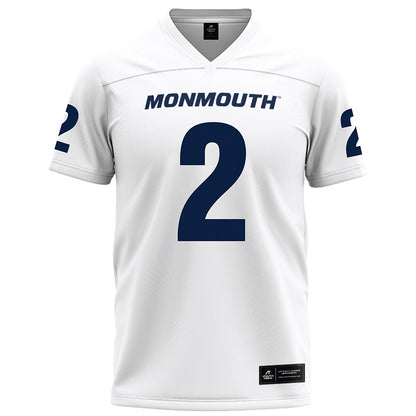 Monmouth - NCAA Football : Gavin Nelson - White Football Jersey