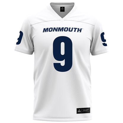 Monmouth - NCAA Football : Maxwell James - White Football Jersey