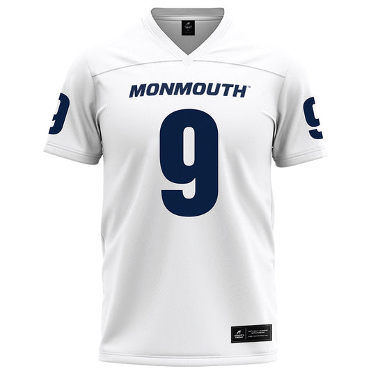 Monmouth - NCAA Football : Maxwell James - White Football Jersey