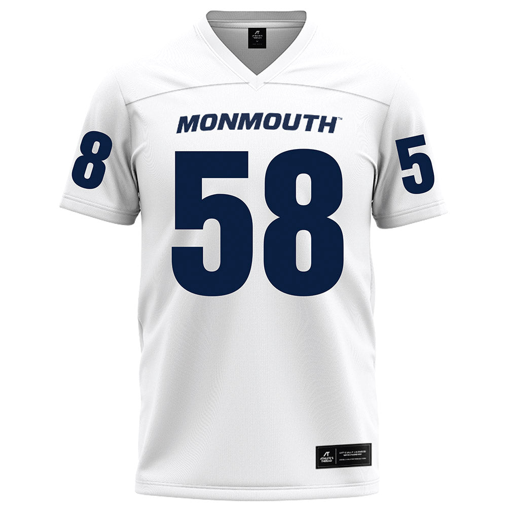Monmouth - NCAA Football : Sheku Tonkara - White Football Jersey