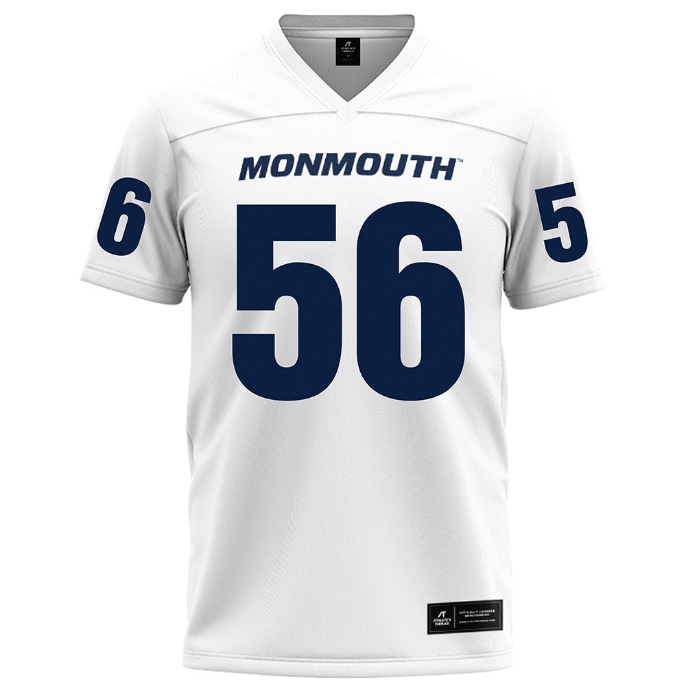 Monmouth - NCAA Football : Andrew Vera - White Football Jersey