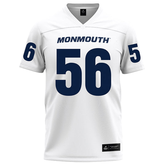 Monmouth - NCAA Football : Andrew Vera - White Football Jersey