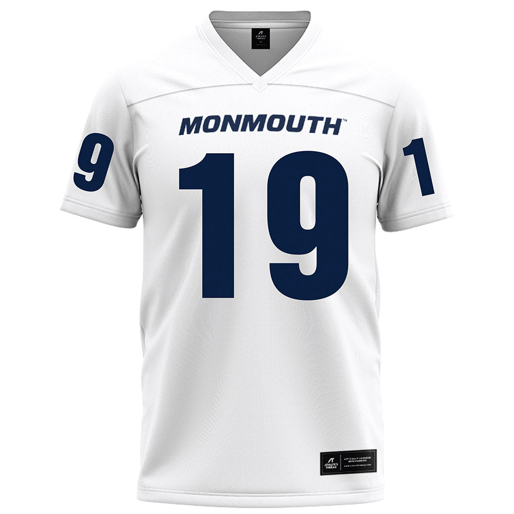 Monmouth - NCAA Football : Owen Bill - White Football Jersey
