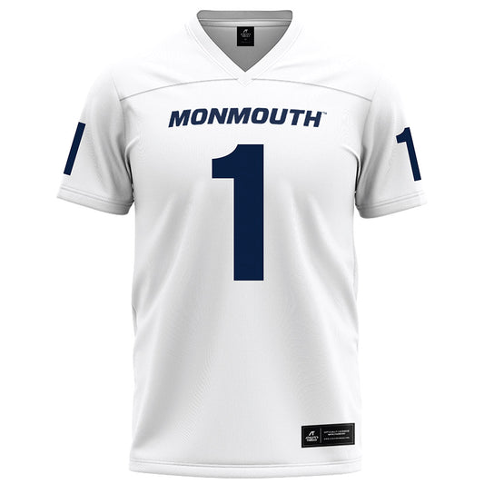 Monmouth - NCAA Football : Tj Speight - White Football Jersey