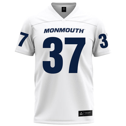 Monmouth - NCAA Football : Kadeem McKnight - White Football Jersey