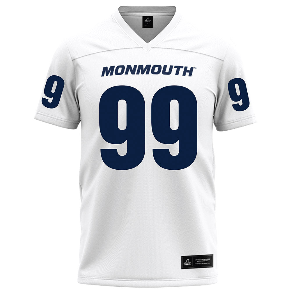 Monmouth - NCAA Football : Joseph Loiseau - White Football Jersey