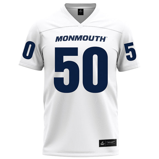Monmouth - NCAA Football : Avery Barnes - White Football Jersey-0