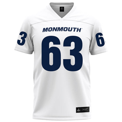Monmouth - NCAA Football : Blake Birbilis - White Football Jersey-0