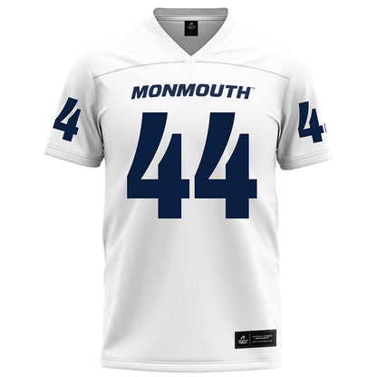Monmouth - NCAA Football : Connor Farrell - White Football Jersey