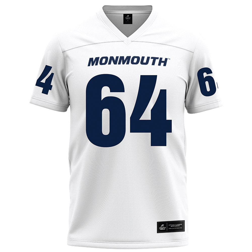 Monmouth - NCAA Football : Chris Moreno - White Football Jersey-0