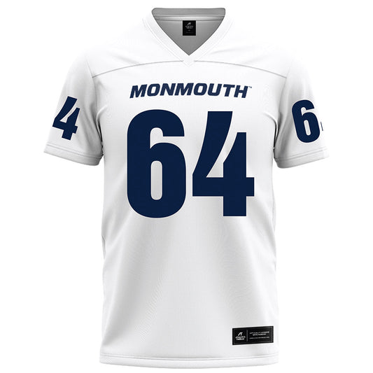 Monmouth - NCAA Football : Chris Moreno - White Football Jersey-0