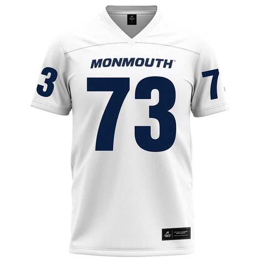Monmouth - NCAA Football : Matthew Fries - White Football Jersey-0