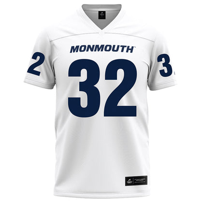 Monmouth - NCAA Football : Rodney Nelson - White Football Jersey