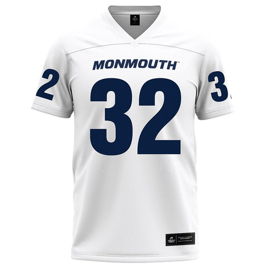 Monmouth - NCAA Football : Rodney Nelson - White Football Jersey