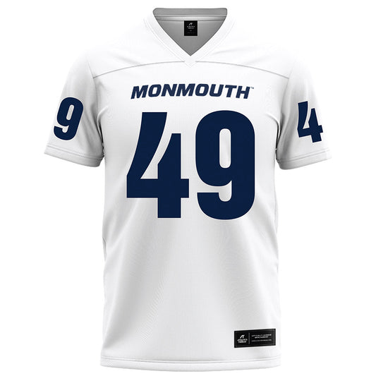 Monmouth - NCAA Football : Frankie Passantino - White Football Jersey