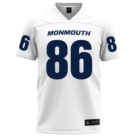 Monmouth - NCAA Football : Jack Neri - White Football Jersey