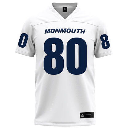 Monmouth - NCAA Football : Jordan Gray - White Football Jersey
