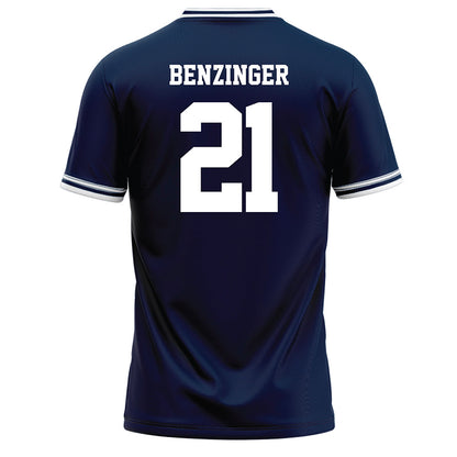 Monmouth - NCAA Baseball : Derek Benzinger - Blue Baseball Jersey