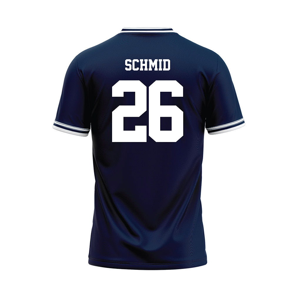 Monmouth - NCAA Baseball : Andrew Schmid - Blue Jersey-1