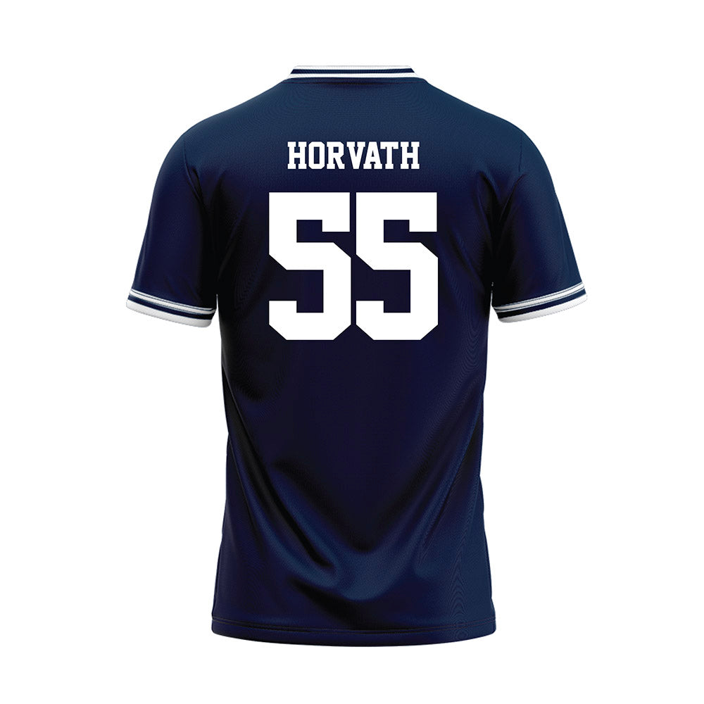 Monmouth - NCAA Baseball : David Horvath - Blue Jersey-1