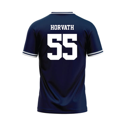 Monmouth - NCAA Baseball : David Horvath - Blue Jersey-1