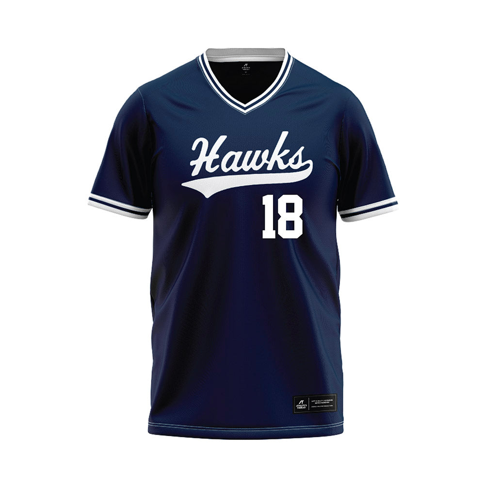 Monmouth - NCAA Baseball : Colin Ruddy - Blue Jersey-0
