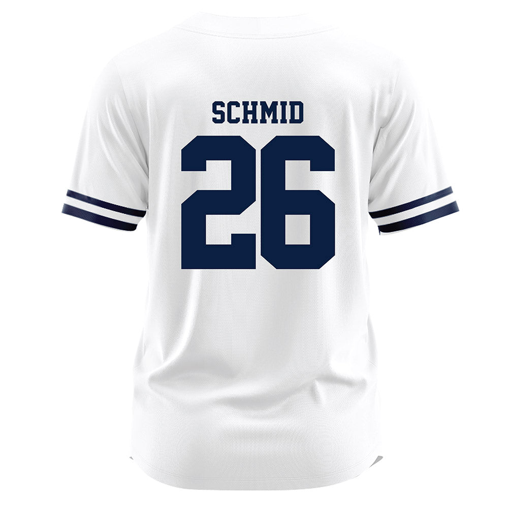 Monmouth - NCAA Baseball : Andrew Schmid - White Jersey-1