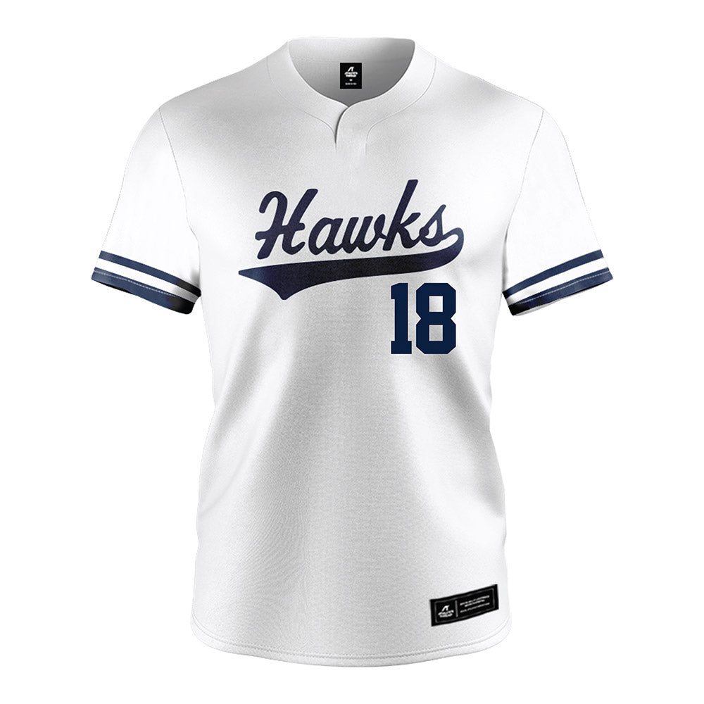 Monmouth - NCAA Baseball : Colin Ruddy - White Jersey-0