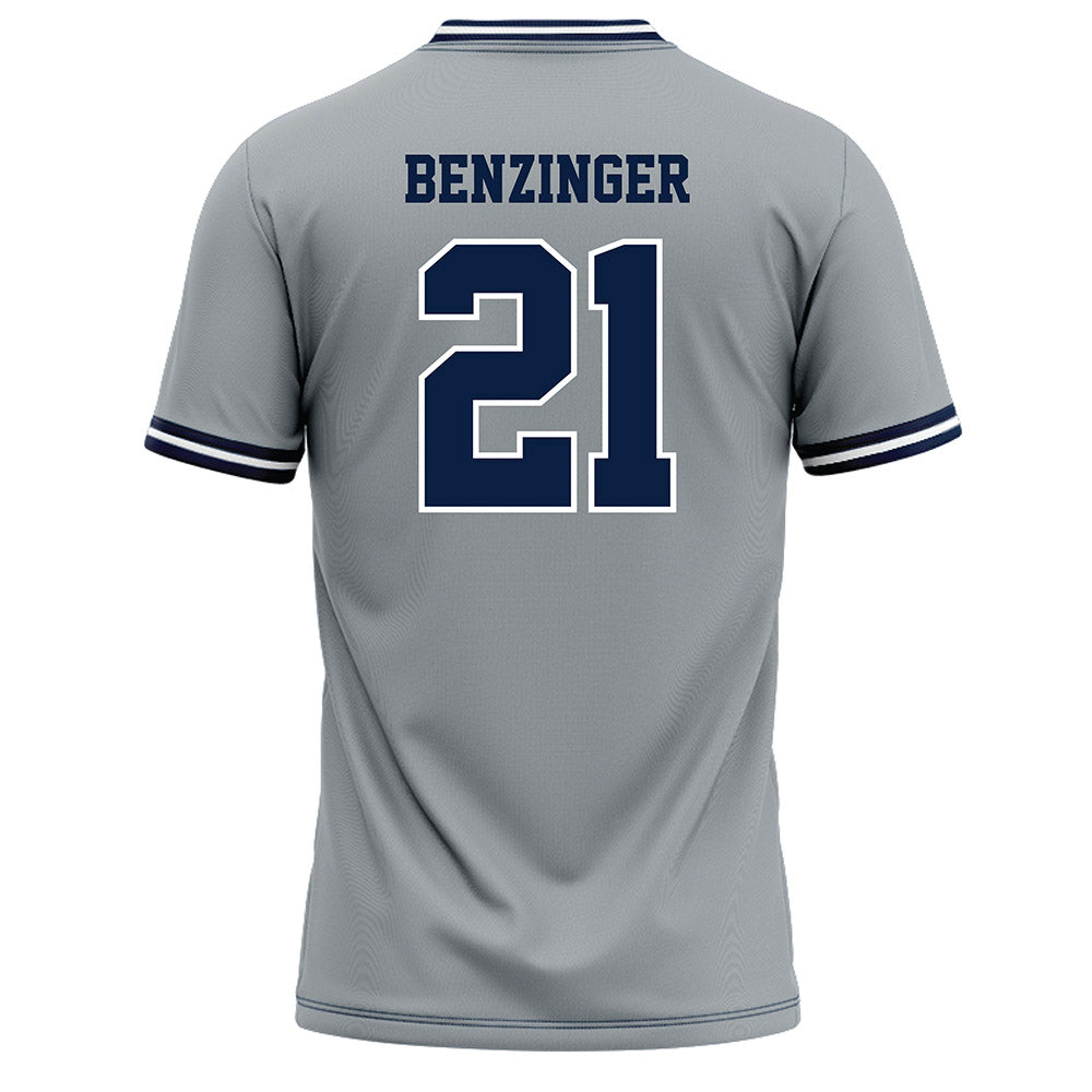 Monmouth - NCAA Baseball : Derek Benzinger - Grey Baseball Jersey