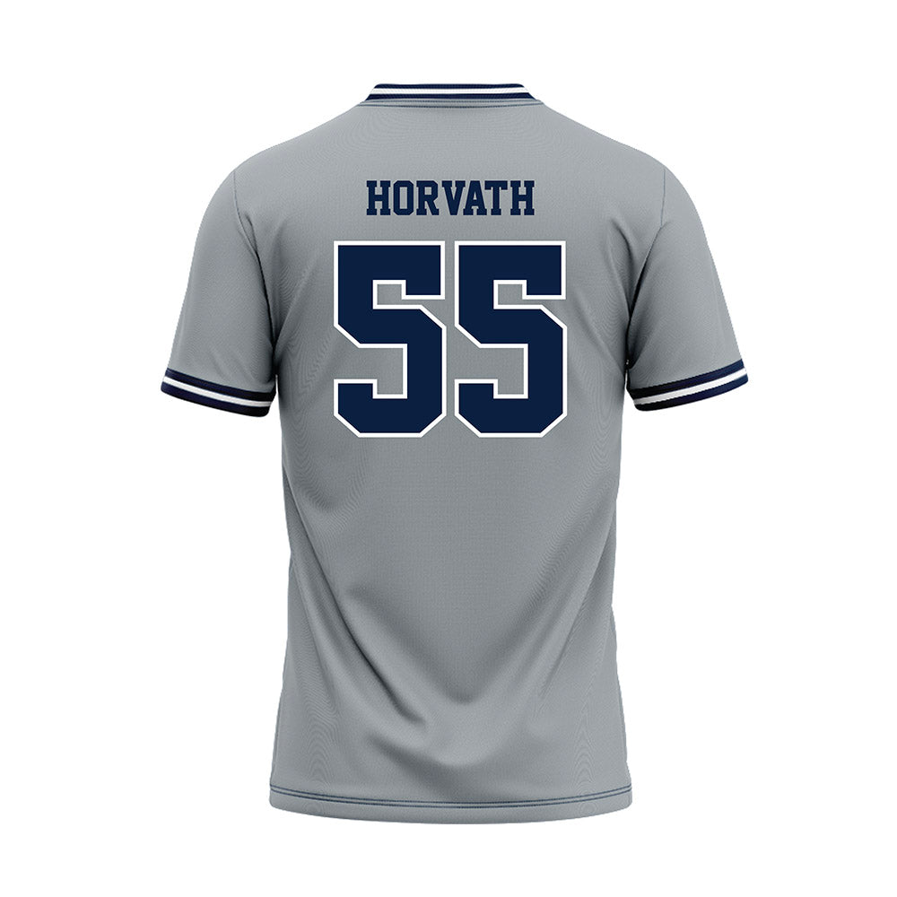 Monmouth - NCAA Baseball : David Horvath - Grey Jersey-1