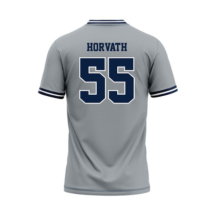 Monmouth - NCAA Baseball : David Horvath - Grey Jersey-1