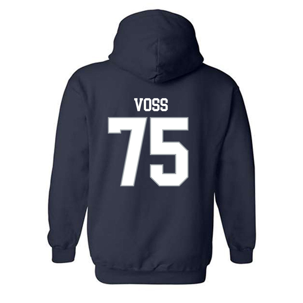 Monmouth - NCAA Football : James Voss - Replica Shersey Hooded Sweatshirt