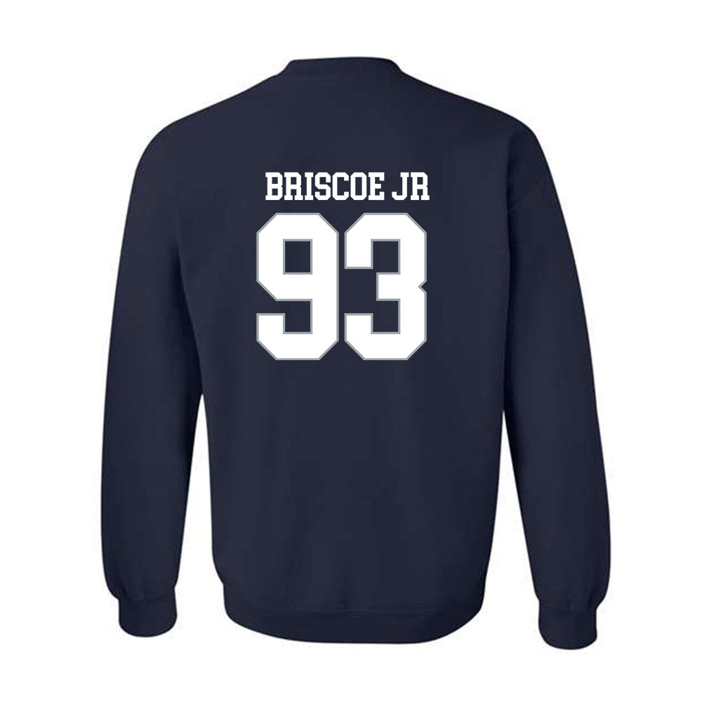 Monmouth - NCAA Football : DJ Briscoe Jr - Replica Shersey Crewneck Sweatshirt-1