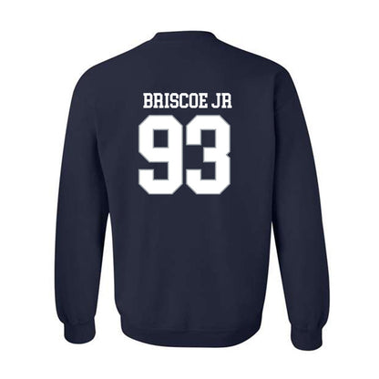 Monmouth - NCAA Football : DJ Briscoe Jr - Replica Shersey Crewneck Sweatshirt-1