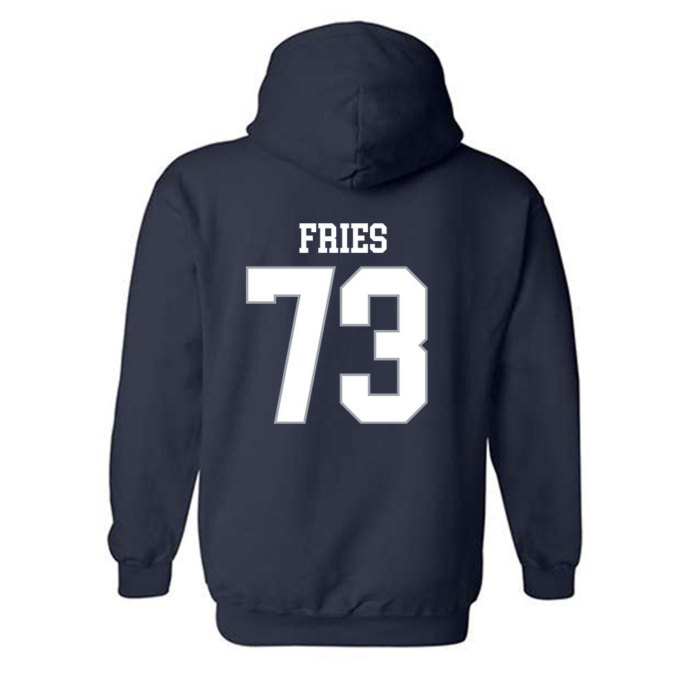 Monmouth - NCAA Football : Matthew Fries - Replica Shersey Hooded Sweatshirt-1