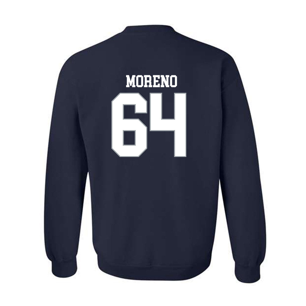 Monmouth - NCAA Football : Chris Moreno - Replica Shersey Crewneck Sweatshirt-1