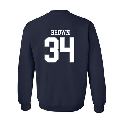 Monmouth - NCAA Football : Anthony brown - Replica Shersey Crewneck Sweatshirt-1