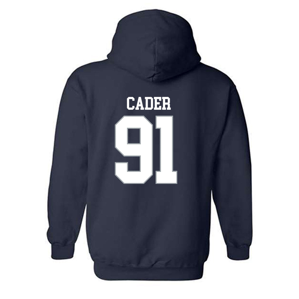 Monmouth - NCAA Football : Thomas Cader - Replica Shersey Hooded Sweatshirt-1