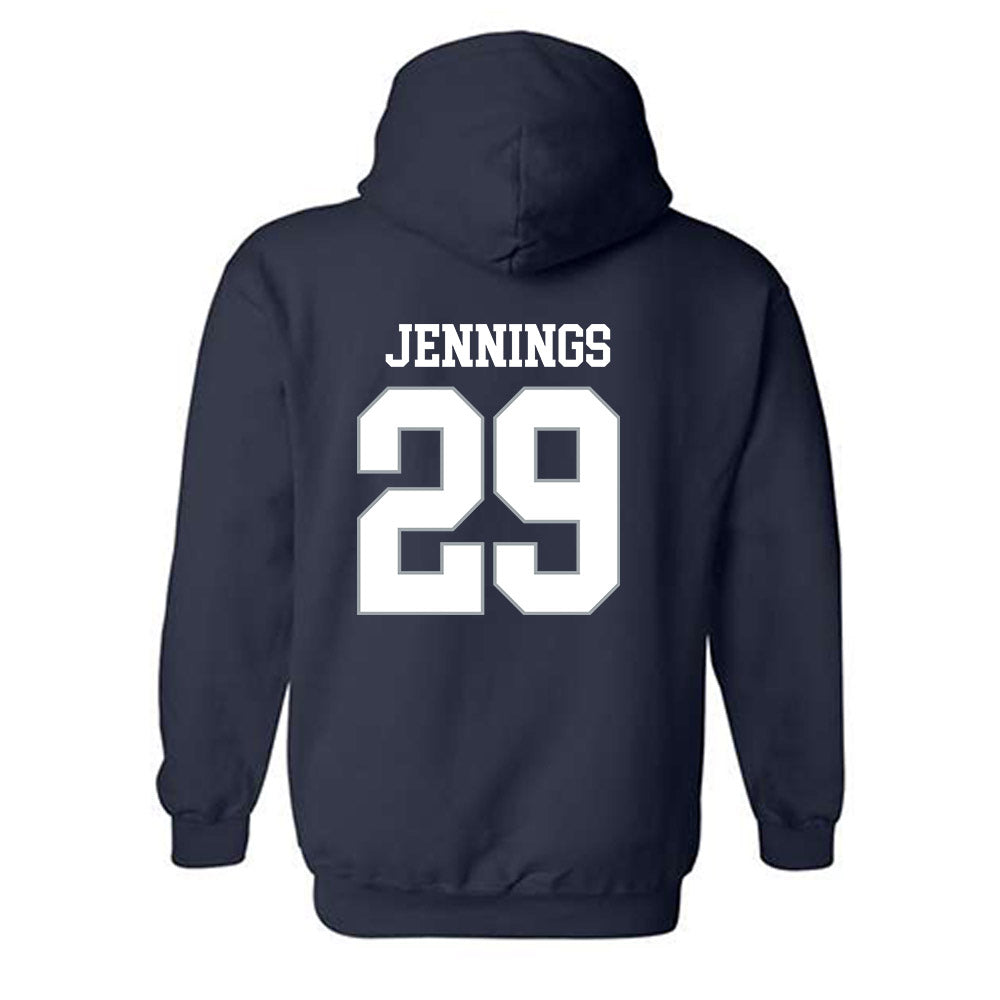 Monmouth - NCAA Football : Elijah Jennings - Replica Shersey Hooded Sweatshirt-1