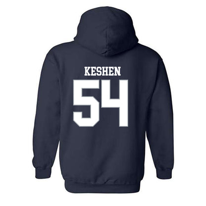 Monmouth - NCAA Football : Mounir Keshen - Replica Shersey Hooded Sweatshirt-1