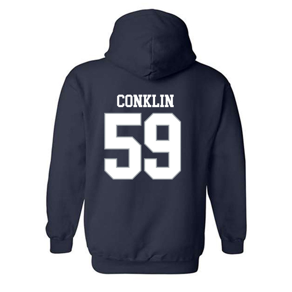 Monmouth - NCAA Football : Andrew Conklin - Replica Shersey Hooded Sweatshirt-1