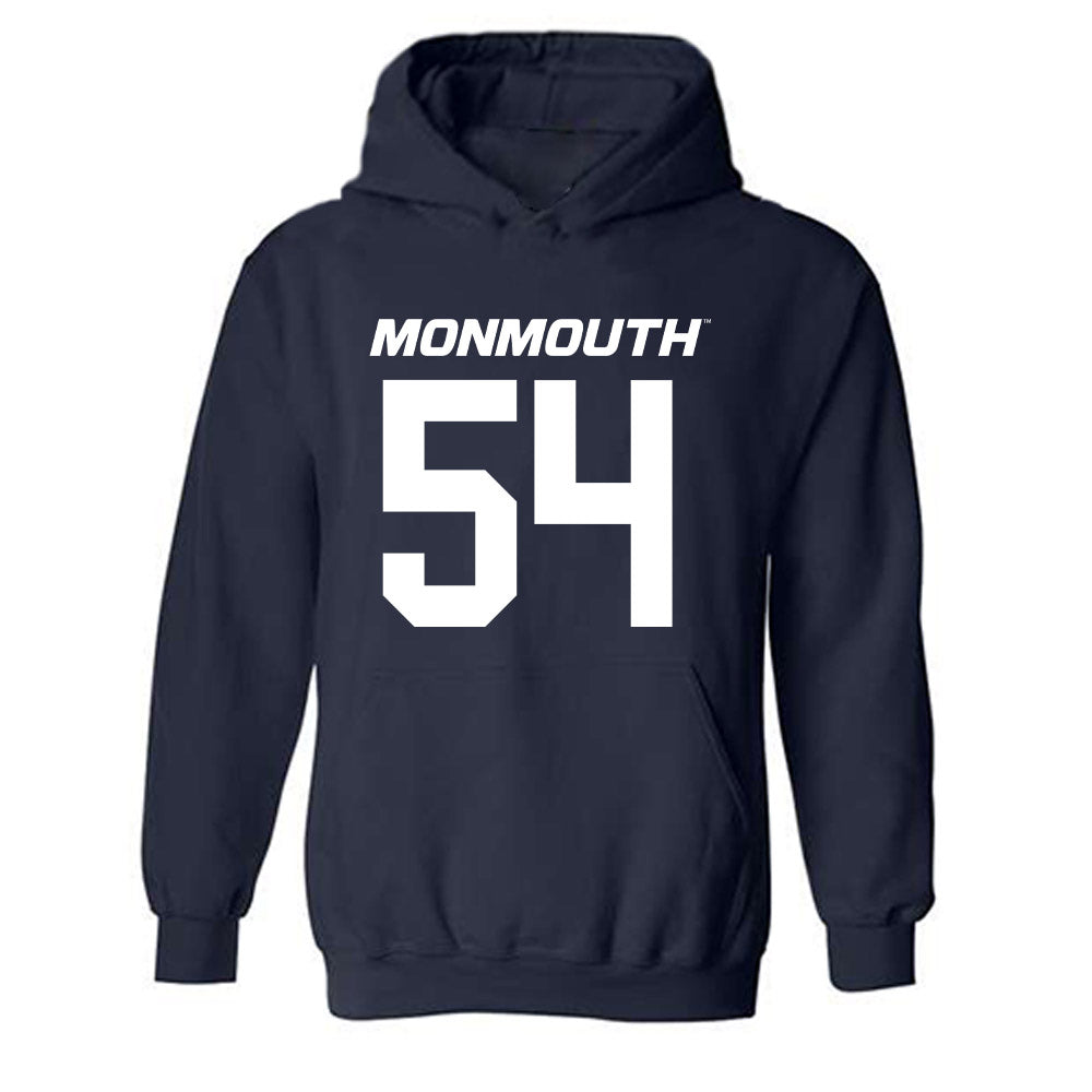 Monmouth - NCAA Football : Mounir Keshen - Replica Shersey Hooded Sweatshirt-0